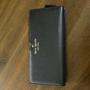 NWOT black leather Kate Spade Wallet